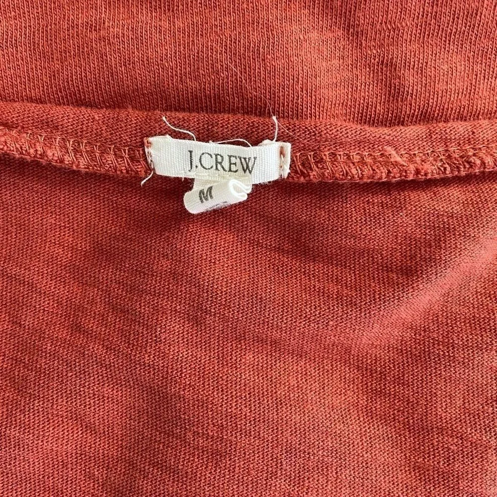 J. Crew Burnt Orange Tank, Medium